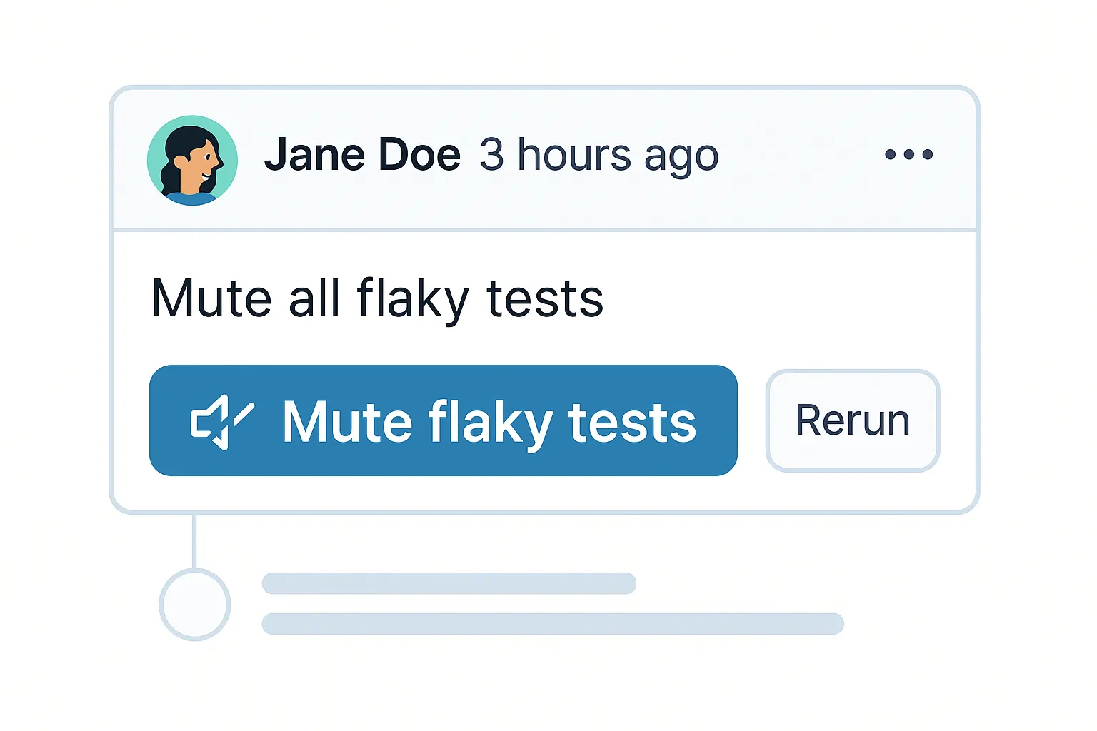 Developer mutes tests